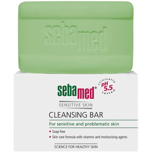 Sebamed Cleansing Bar Μπάρα Καθαρισμού Προσώπου & Σώματος για Ευαίσθητες, Λιπαρές & Ευαισθητοποιημένες Επιδερμίδες 100g